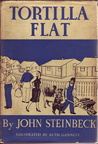 Steinbeck, John. Tortilla Flat. NY, Covici Friede, 1935